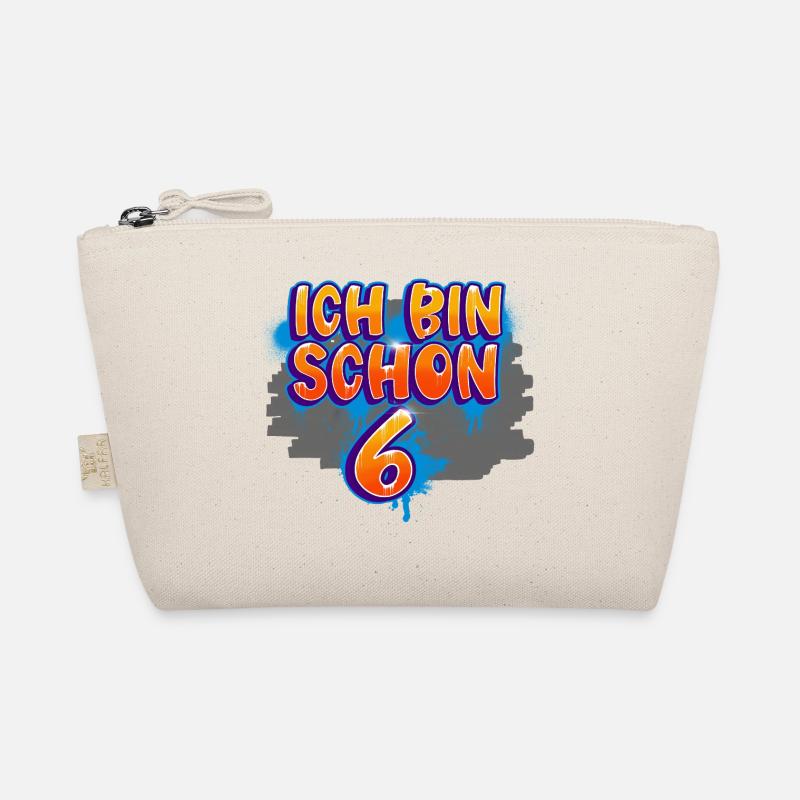 6th Birthday Graffiti Organic Pouch