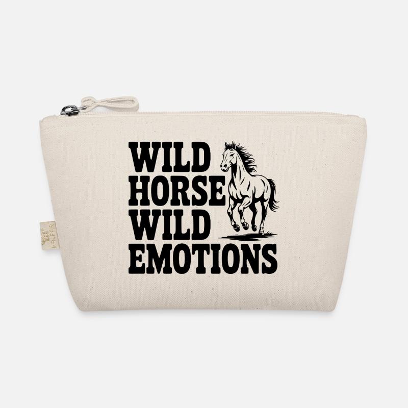 Wildpferd, wilde Gefühle Bio-Täschchen