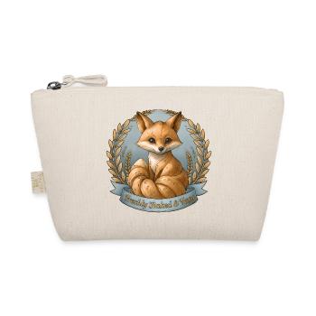 Freshly Baked & Foxy – Fuchs Illustration - Bio-Täschchen - Natur - Vorne