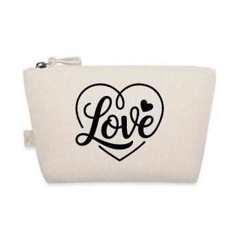 L’amour dans un cœur calligraphique est quelque chose de spécial - Trousse biologique - nature - Devant