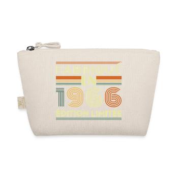 1966 Vintage Retro Geburtstagsgeschenk - Bio-Täschchen - Natur - Vorne