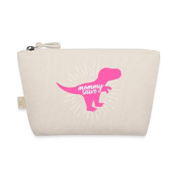 Mommysaur T-Rex Silhouette de dinosaure - Trousse biologique - nature - Devant