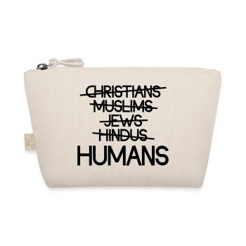 Humans Over Religion - Message - Organic Pouch - nature - Front