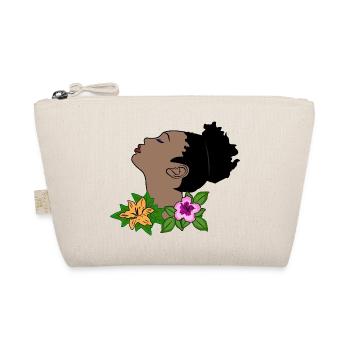 woman portrait - Organic Pouch - nature - Front