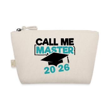 Master 2026 Abschluss Promotion Sponsion - Bio-Täschchen - Natur - Vorne