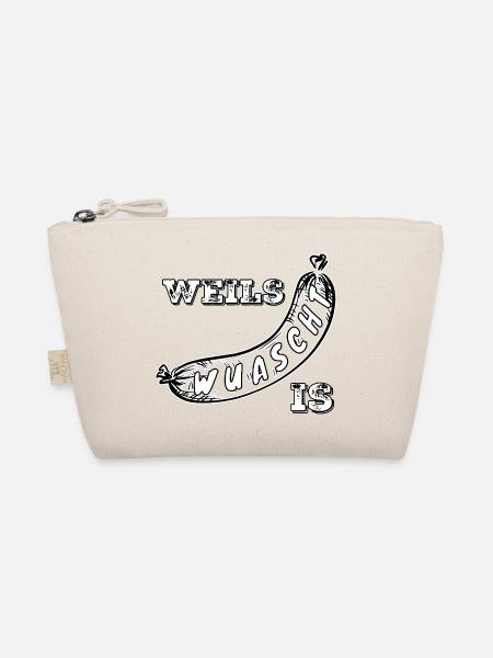 Weils Wuascht is - Organic Pouch - nature - Front