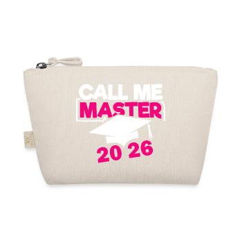 Master 2026 Abschluss Promotion Sponsion - Bio-Täschchen - Natur - Vorne