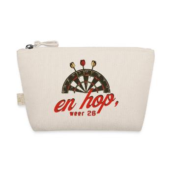 Leuke Darts Sweat à capuche, en hop, weer 26 - Trousse biologique - nature - Devant