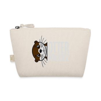 Otter Nonsense Lustig Wortspiel Otter Liebe Spruch - Bio-Täschchen - Natur - Vorne