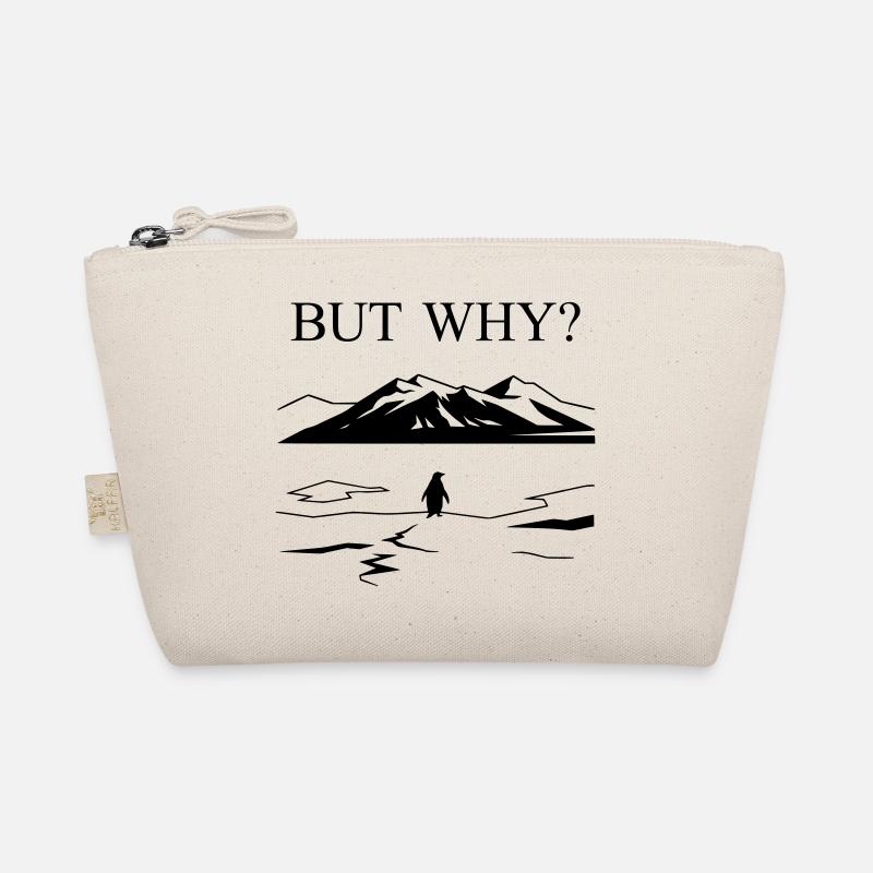 Mais pourquoi Penguin Meme Minimalist Art Trousse biologique