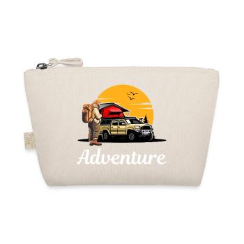 Adventure trail camping road trip - Organic Pouch - nature - Front