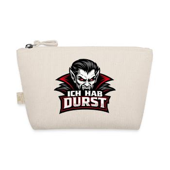 Ich Hab Durst - Dark Humor Vampir Motiv - Bio-Täschchen - Natur - Vorne