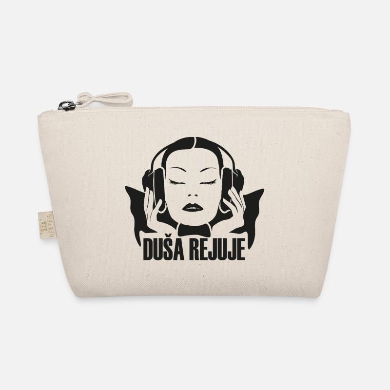DUŠA REJUJE - black - - Bio-Täschchen - Natur