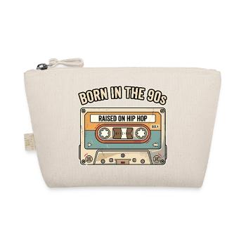 Born in the 90s Hip Hop Cassette - Organic Pouch - nature - Front