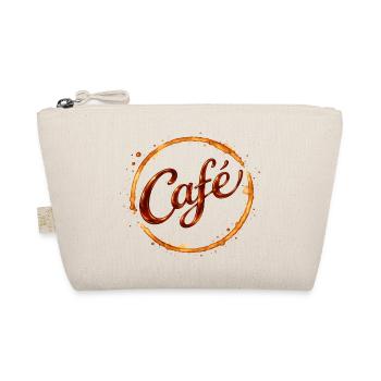 Coffee coffee cup print illustration - Organic Pouch - nature - Front