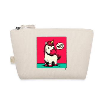Punk Unicorn Provocation - Organic Pouch - nature - Front