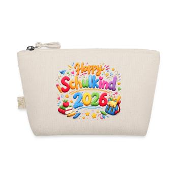 Don d’inscription scolaire Happy Schoolchild 2026 - Trousse biologique - nature - Devant