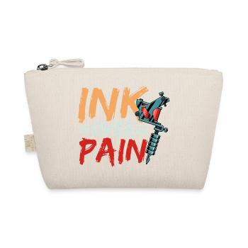 Ink Over Pain Tattoo Machine Design - Organic Pouch - nature - Front