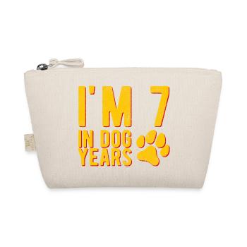 I'M 6 In Dog Years Circa 48 Years Funny Birthday - Organic Pouch - nature - Front