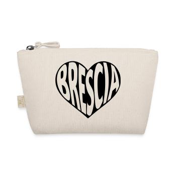 Typographie du cœur de Brescia - Trousse biologique - nature - Devant