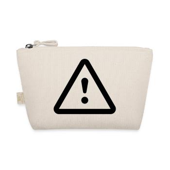 Gefahr Achtung danger - Bio-Täschchen - Natur - Vorne