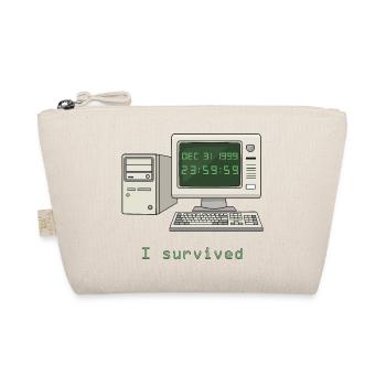 I Survived Y2K - Organic Pouch - nature - Front