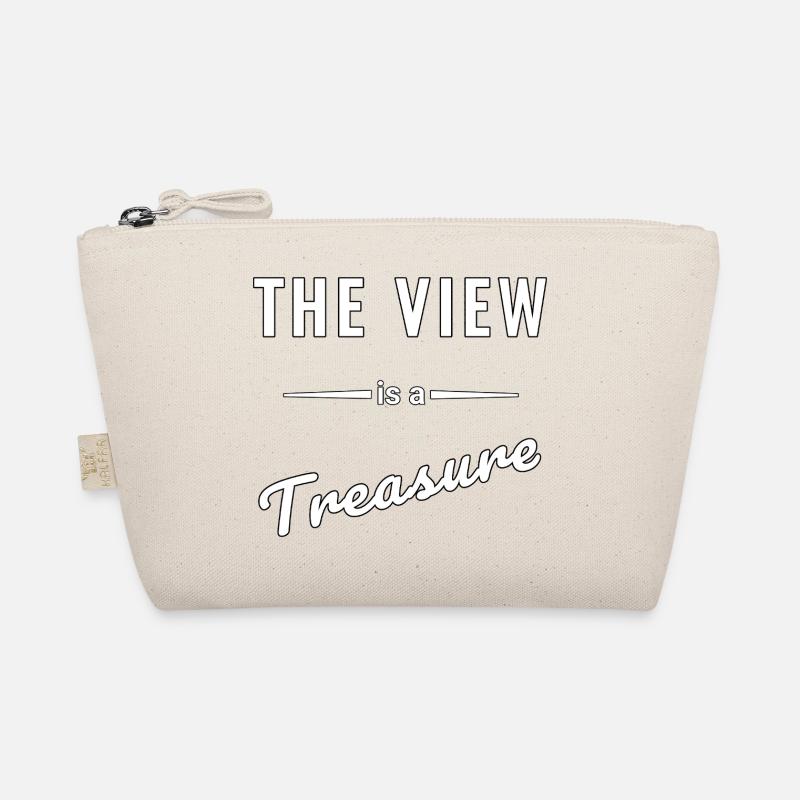 The View is a Treasure – Spruch Bio-Täschchen