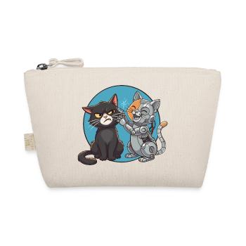 Chat and Robot - Organic Pouch - nature - Front