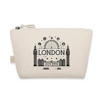 London Night Big Ben Wheel - Organic Pouch - nature - Front