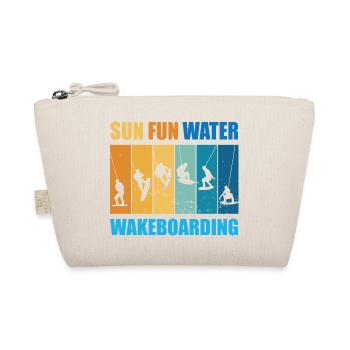 Sonne, Spass, Wasser, Wakeboarden - Bio-Täschchen - Natur - Vorne