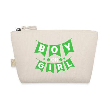 Révélation du sexe de la fête de bébé de la Saint-Patrick - Trousse biologique - nature - Devant