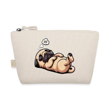 Pug Pugs Pug Owner Pug Lover Pug Holder - Organic Pouch - nature - Front