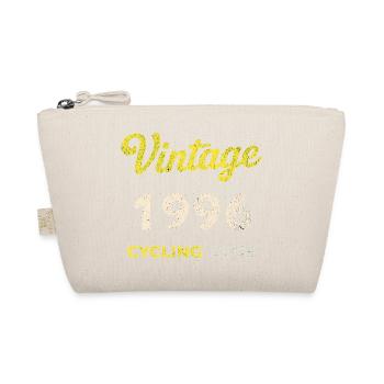 Vintage 1996 – Cycling Club Retro Birth Year - Organic Pouch - nature - Front