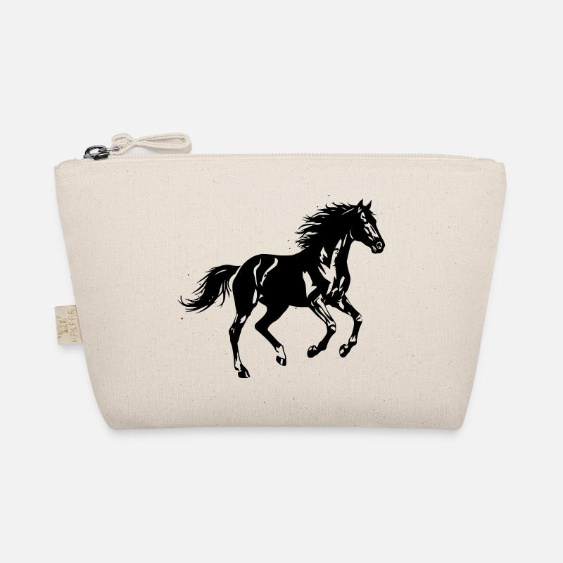 Silhouette de galop de cheval sauvage Trousse biologique