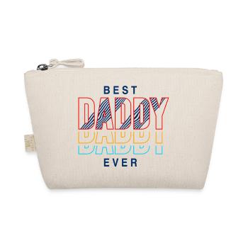 Best Dad Ever Retro Shirt - Organic Pouch - nature - Front