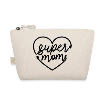 Super Mom Shirt - Organic Pouch - nature - Front