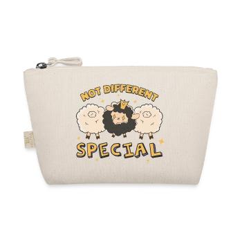 Funny Black Sheep Special Person - Organic Pouch - nature - Front