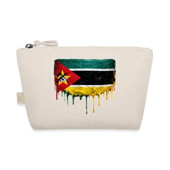 Mozambique Flaggen-Gemälde Tropfen - Bio-Täschchen - Natur - Vorne