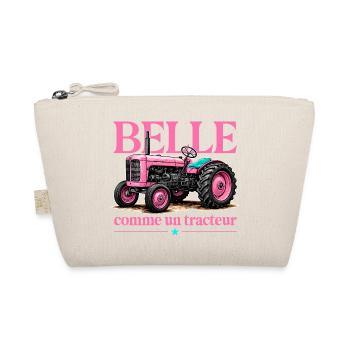 Belle comme un tracteur humour agriculture girly - Trousse biologique - nature - Devant