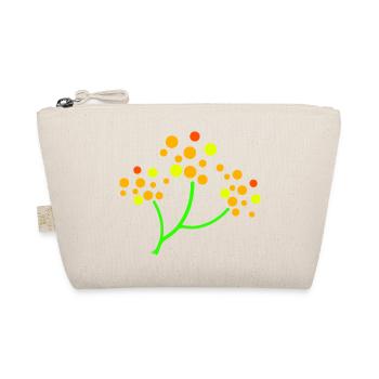 Neon Dotted Tree Burst - Organic Pouch - nature - Front