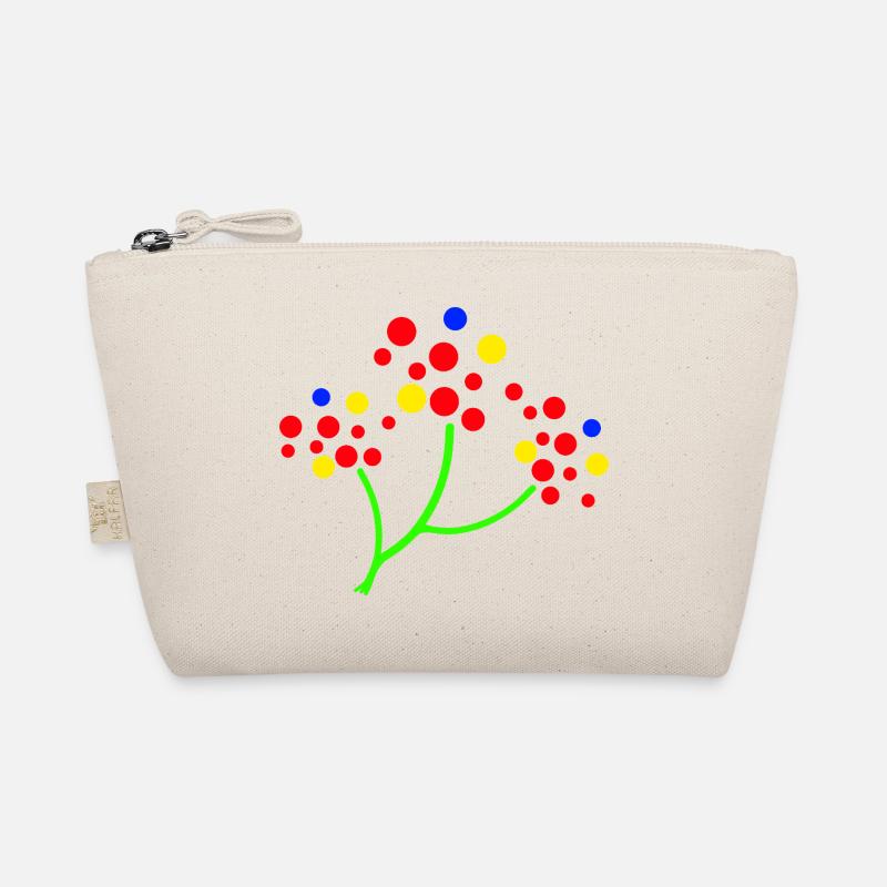 Neon Dot Tree Burst Organic Pouch