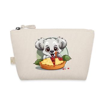Kawaii Koala Pie Genuss - Bio-Täschchen - Natur - Vorne