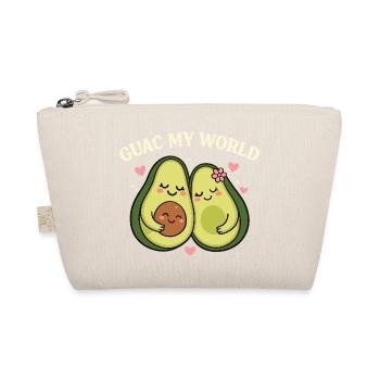 Avocado Paar Shirt Guac My World Geschenk Liebe - Bio-Täschchen - Natur - Vorne