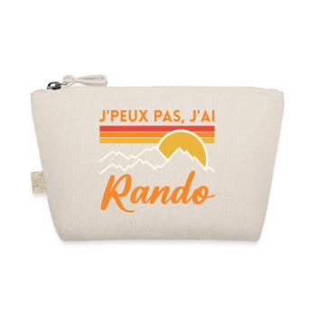 Rando Soleil Vintage Montagne randonnée rando - Trousse biologique - nature - Devant