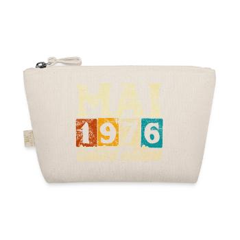 Vintage Limited Edition May 1976 Birthday - Organic Pouch - nature - Front