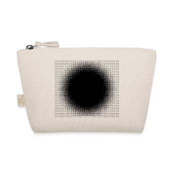 black sun dots design - Organic Pouch - nature - Front