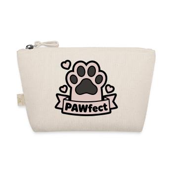 Pfote Pawfect Banner Textfeld - Bio-Täschchen - Natur - Vorne