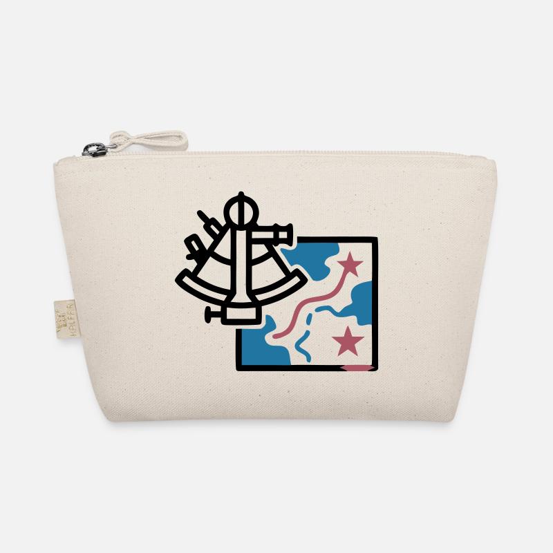 Sextant Navigation Map Vector Organic Pouch