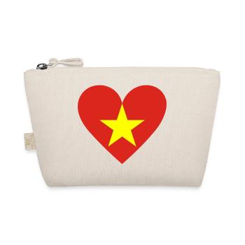 Vietnam Heart - Bio-Täschchen - Natur - Vorne