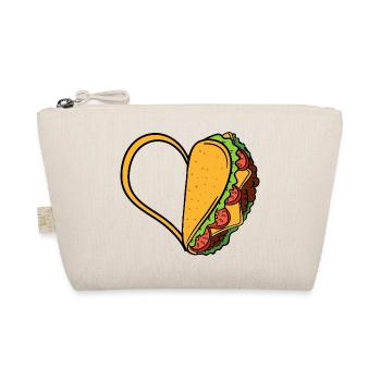 Amour au cœur de taco - Trousse biologique - nature - Devant